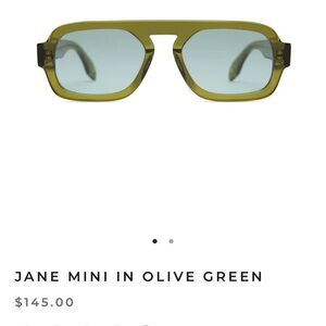 Chic Olive Green Sunglasses